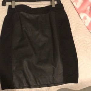 Leather skirt